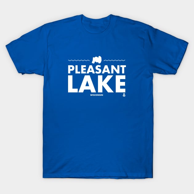 Marquette County, Waushara County, Wisconsin - Pleasant Lake T-Shirt by LakesideGear